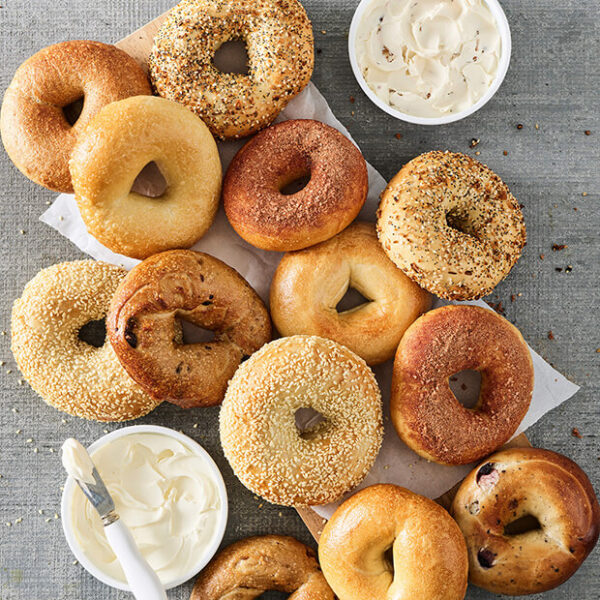 Bagels Forever Bakers Dozen with Cream Cheese- mindyKNOWS Wisconsin