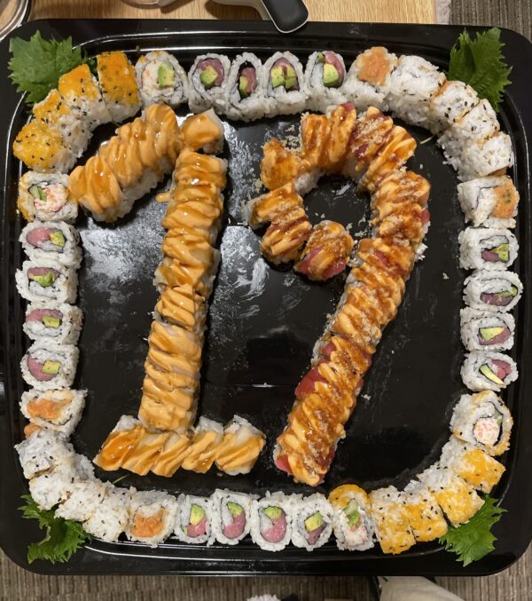 Sushi Lover Birthday Tray – mindyKNOWS WashU