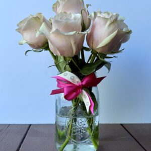 Alternative view of 🌹 Half-Dozen Roses in Mason Jar (Add-On) - mindyKNOWS NAU