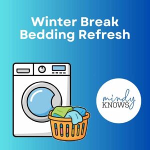 🩵 Winter Break Bedding Refresh - mindyKNOWS NAU