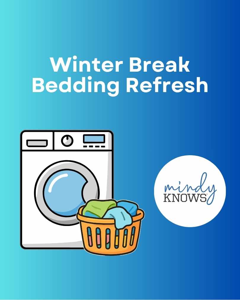 🩵 Winter Break Bedding Refresh - mindyKNOWS NAU