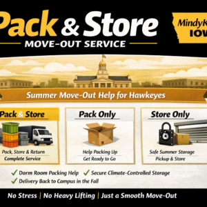 Pack and Store - Move Out Service - mindyKNOWS Iowa
