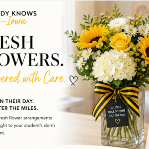 Alternative view of Fresh Flower Arrangement - MindyKNOWS Iowa